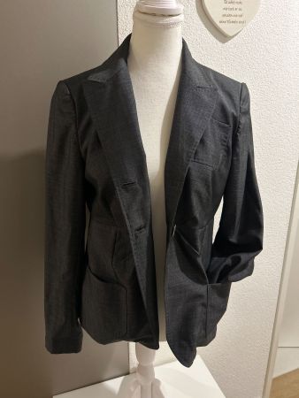 Blazer grau Schurwolle & Seide DANIELE ALESSANDRINI IT/GR.46