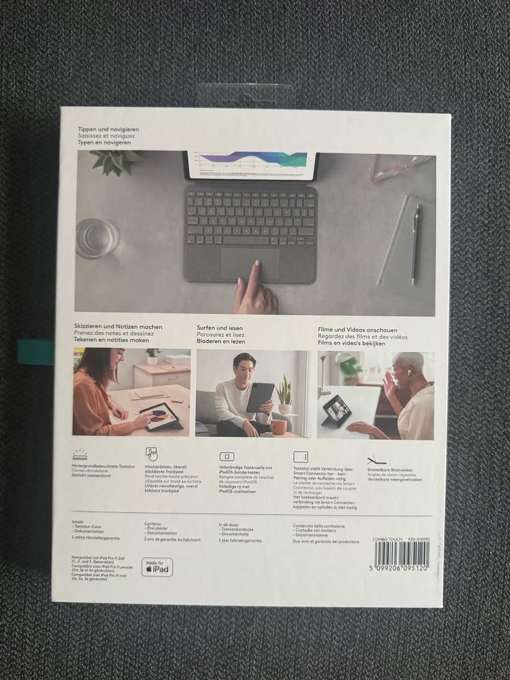 Logitech Claviers: Logitech Combo Touch – Neuf (Voir description) à Zug par dgr_8stf 1