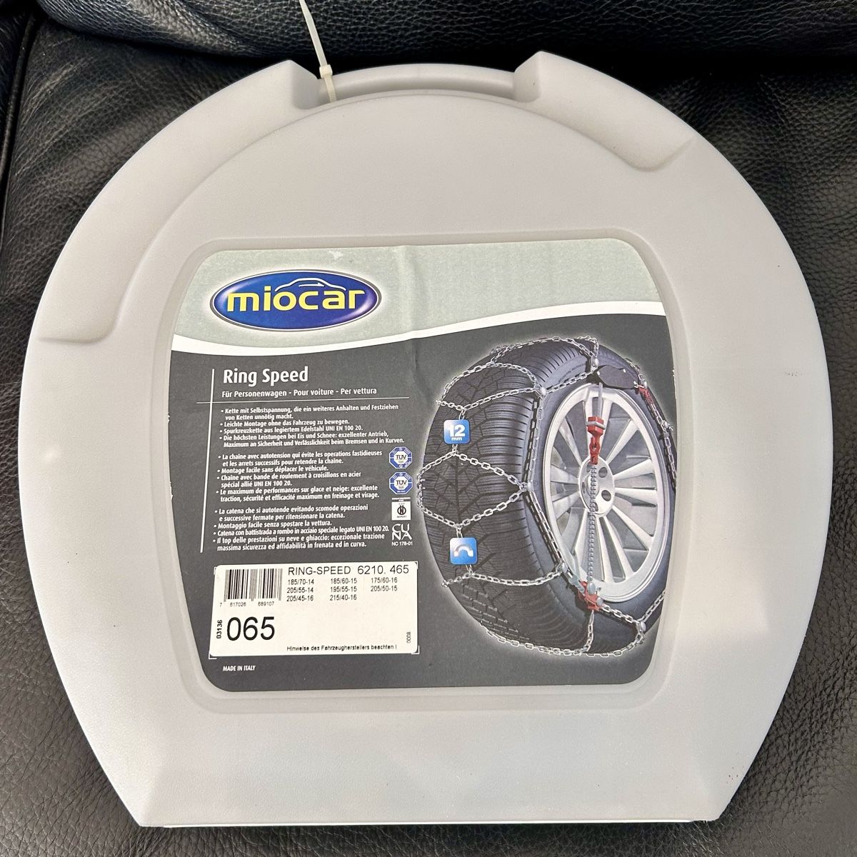 Chaînes à neige: Schneeketten MioCar Ring Speed – Neuf avec emballage d'origine à Liebefeld par Topina16
