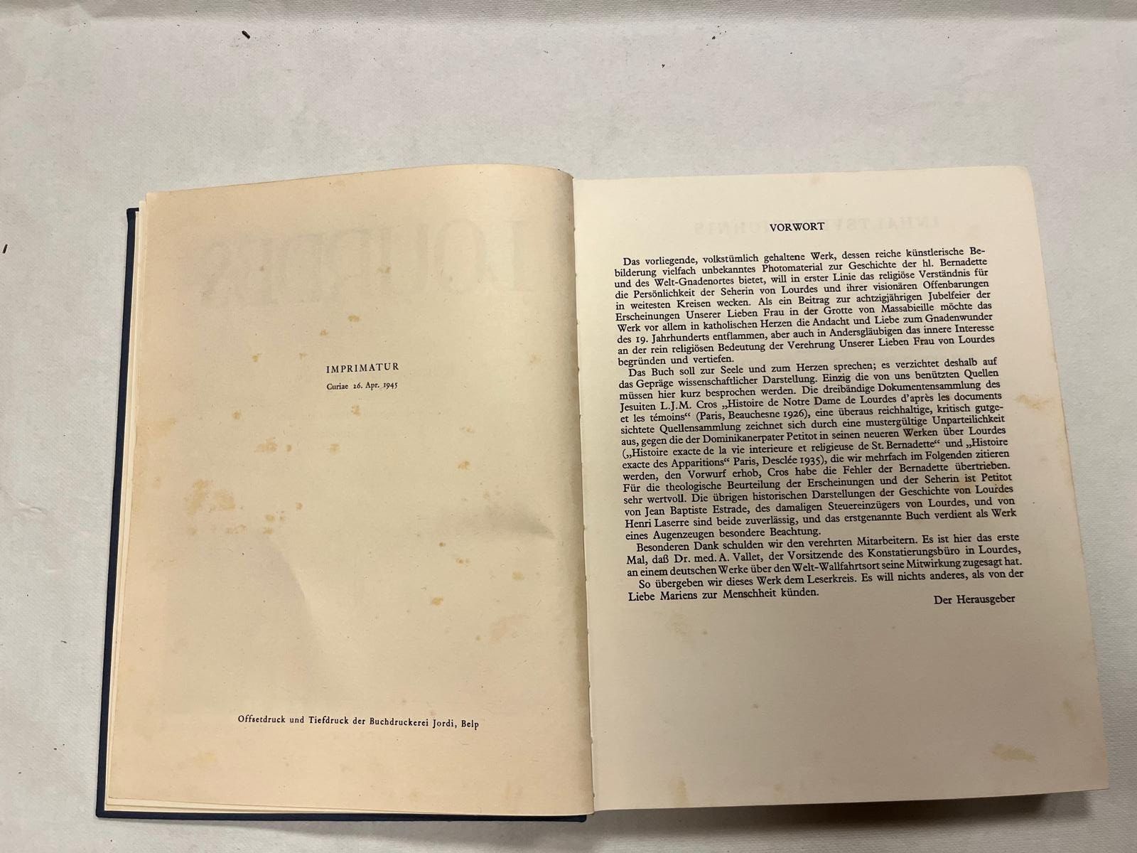 Livres: Lourdes 1945 – D'occasion à Brislach par Ptherwil 1