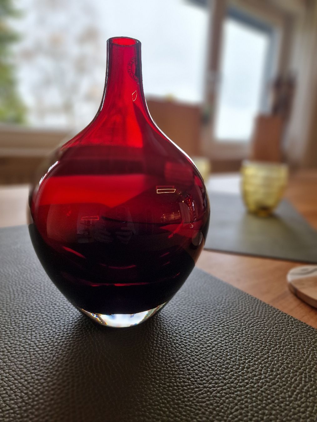 Vasen & Gefässe: 2 rubinrote Glasvasen Handmade – Gebraucht aus Eglisau von mmkristall 2