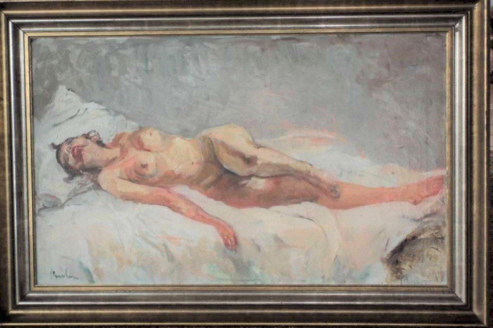 Dipinti: Joseph Beilin (1896 - 1983) Impressionismus Akt – Usato da Dübendorf venduto da ArtExpression 3