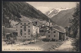 Trient, Le Grand Hotel et l'Aiguille du 