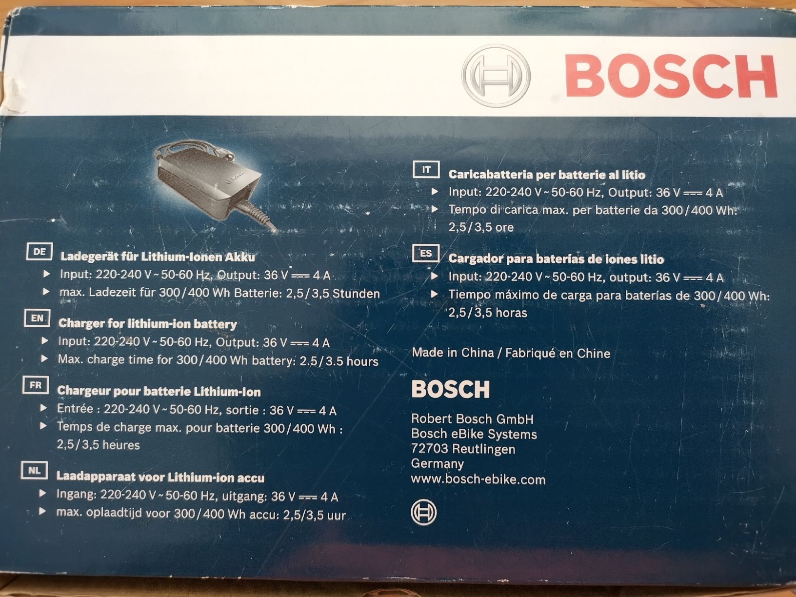 Bosch Caricabatterie: Bosch Ladegerät 36V==4A – Nuovo (secondo la descrizione) da Hombrechtikon venduto da findik 1