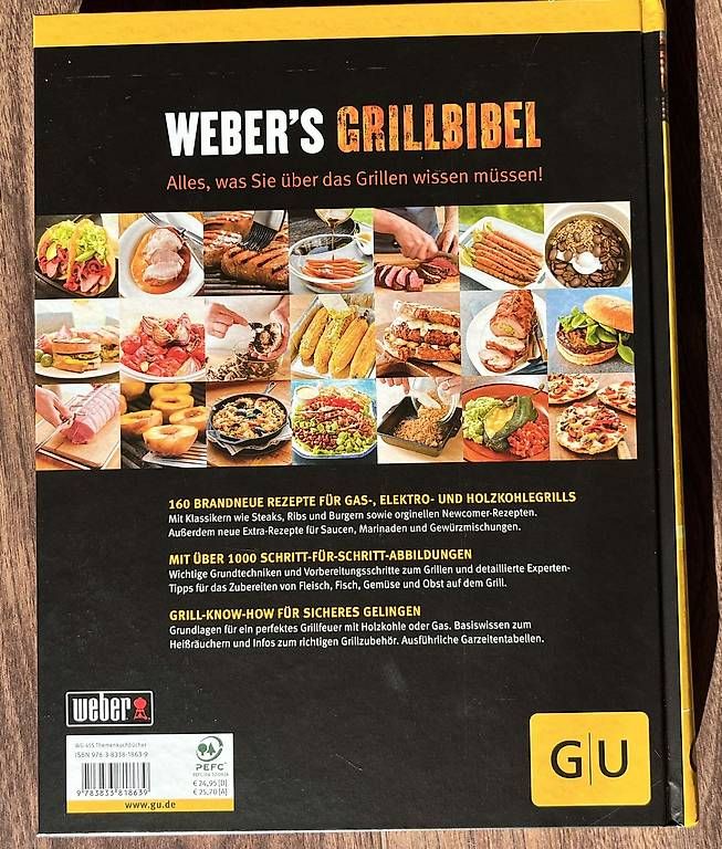 Libri: Buch Weber's Grillbibel – Nuovo (secondo la descrizione) da Rotkreuz venduto da Vauban 1
