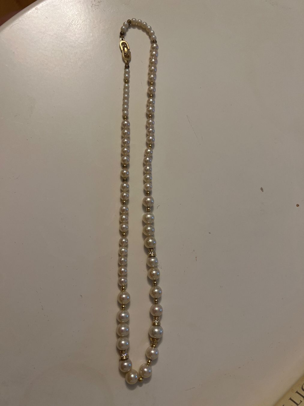 Dior Catenine: Vintage Christian Dior Perlenkette – Usato da Uznach venduto da Ya_x7x6 1