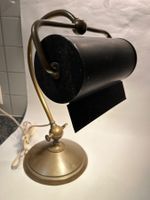 Antike Banker Schreibtischlampe Messing Retro Vintage
