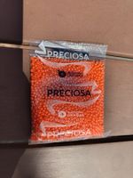 Preciosa Rocailles orange Perlen Perles im 50g Tütchen