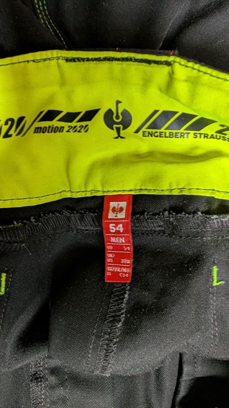 Engelbert Strauss Pantaloni: Engelbert Strauss Arbeitshose Gr.54 - Schwarz – Usato da Luzern venduto da ObiWanSellobi 1