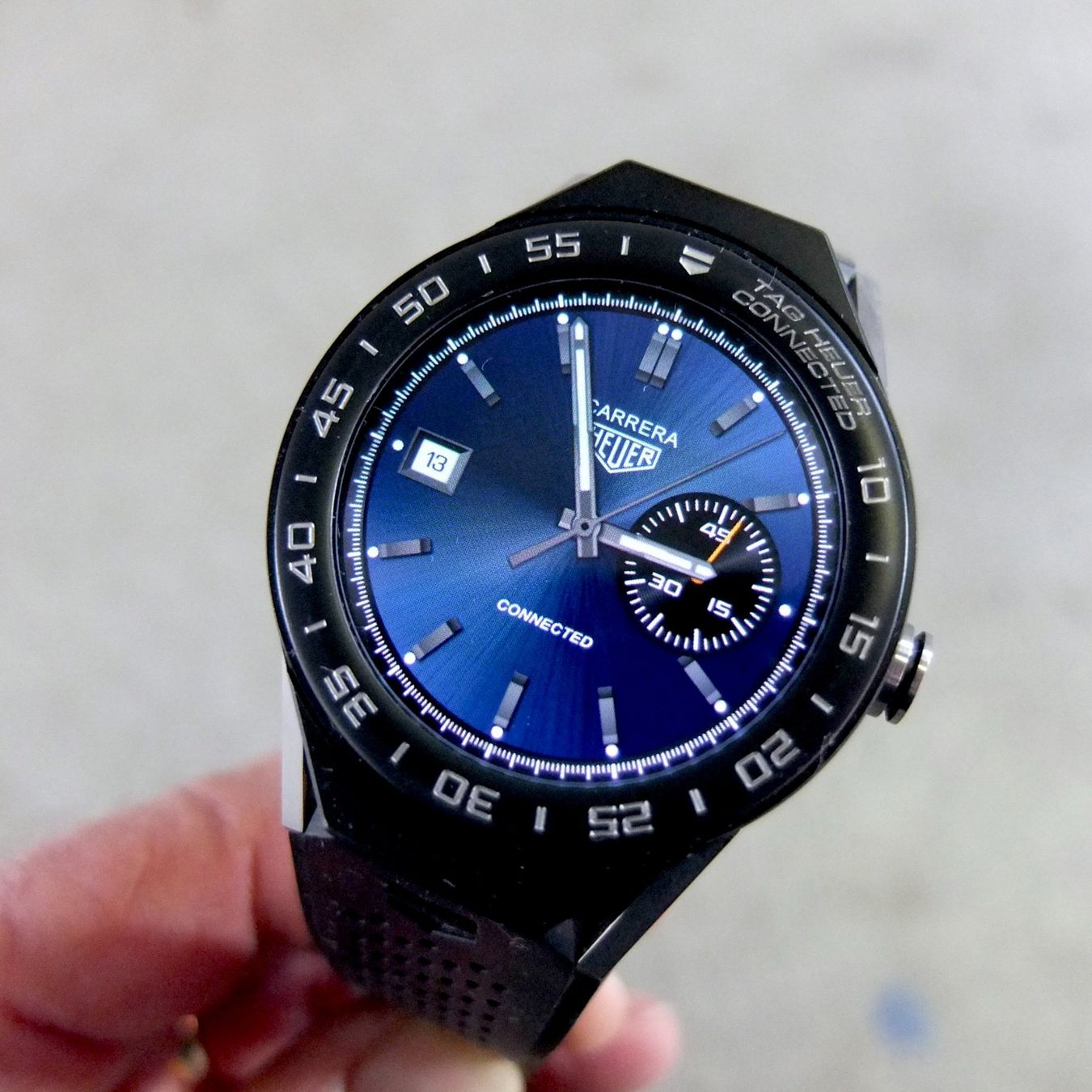 Tag Heuer Smartwatch: Tag Heuer Connected Smartwatch – Usato da Basel venduto da Brocki-auf-dem-Wolf