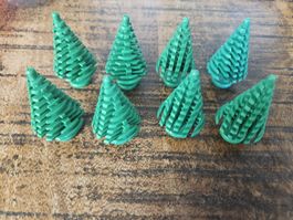 lego 3471 lot de 8 pièces Green Plant, Tree Pine Large 4 x 4