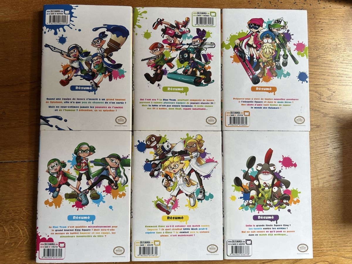 Fumetti: Splatoon - Lot de 6 Mangas  – Nuovo (secondo la descrizione) da Hauterive NE venduto da Jus_De_Fruits 1