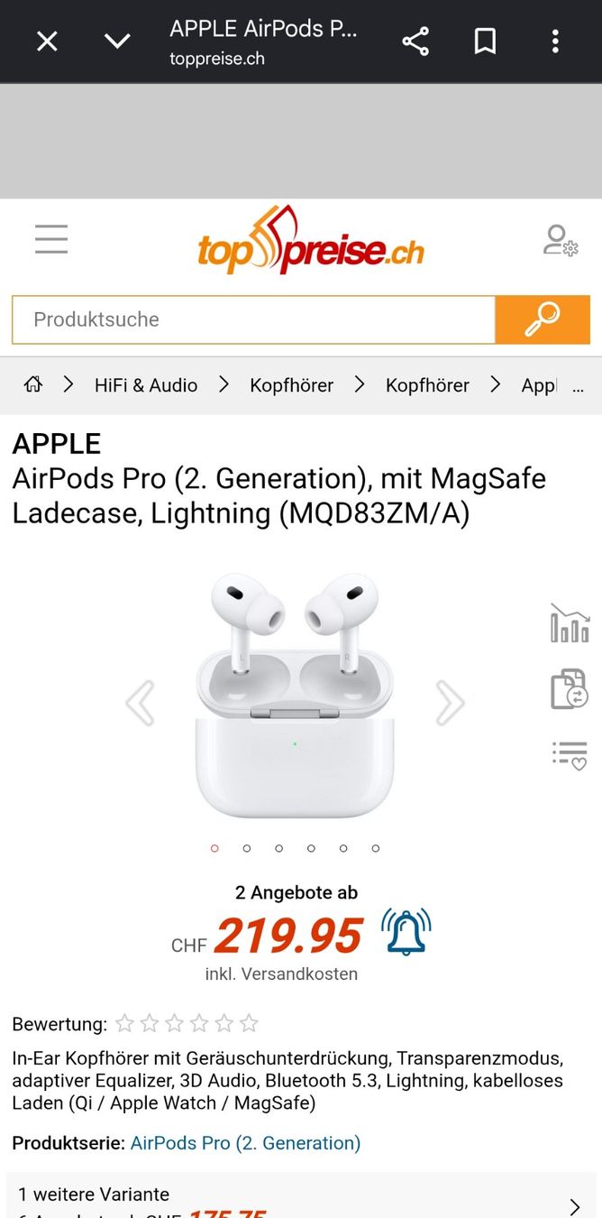 Apple Cuffie: Apple Airpods Pro 2 - Original – Usato da Dottikon venduto da b-brain 4