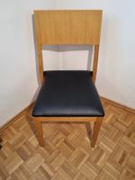 Designer-Stuhl mit Ledersitz neu