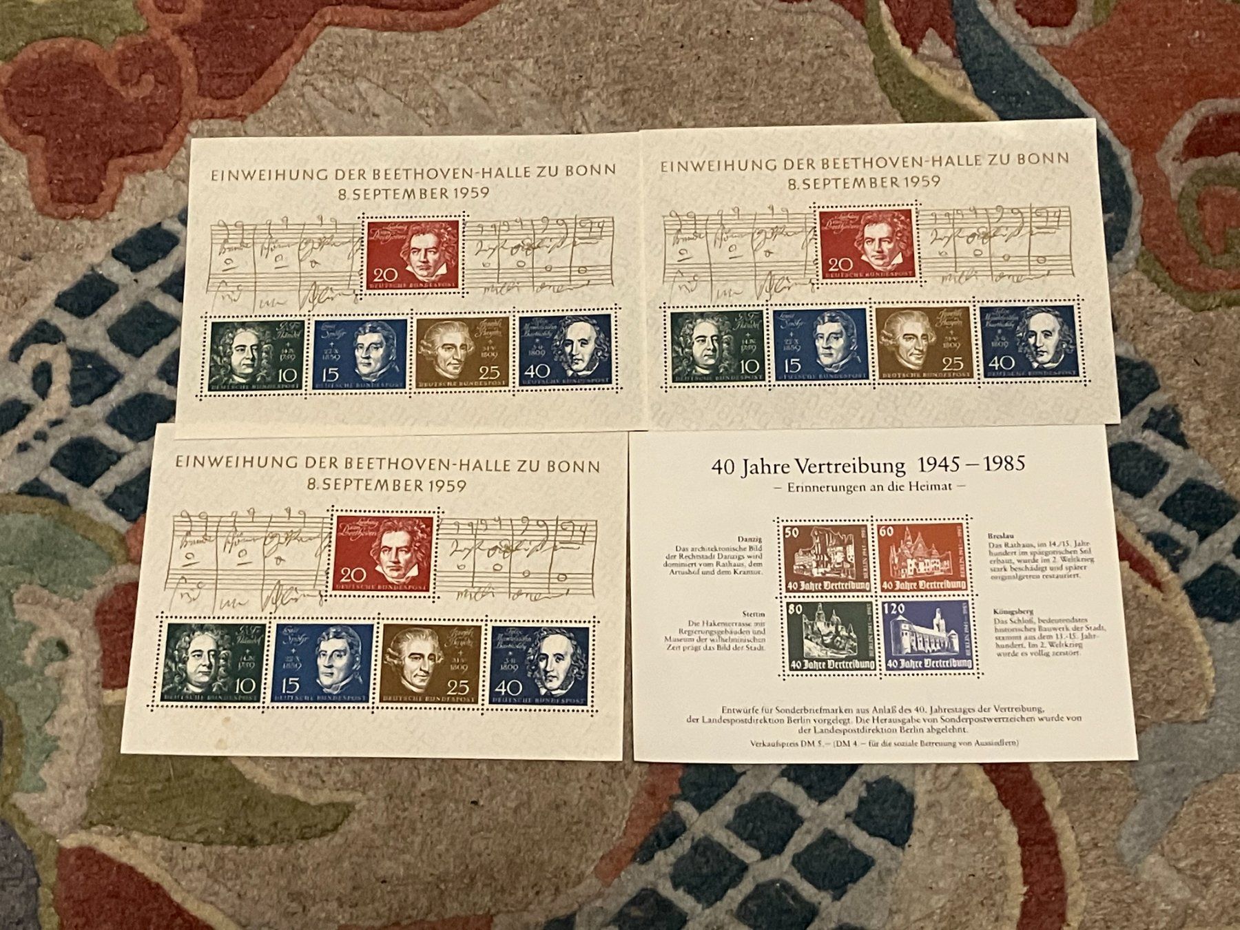Tous les timbres: Blöcke Deutschland – D'occasion à Koblenz par mar_c2pj