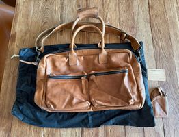 Cowboysbag 1030 The Bag Ledertasche Cognac – guter Zustand