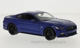 Ford Mustang VI Phase I 2015-2018 dunkelblau met.     1:24
