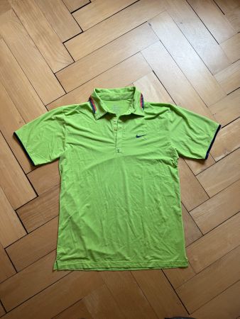 NIKE - Sport Tennis Poloshirt hellgrün XXL