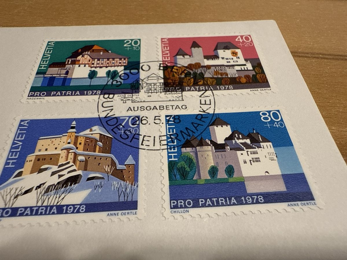 Buste & buste per spedizione: Ersttagsbrief Bundesfeiermarken 26.05.1978 – Usato da Messen venduto da Versber 1