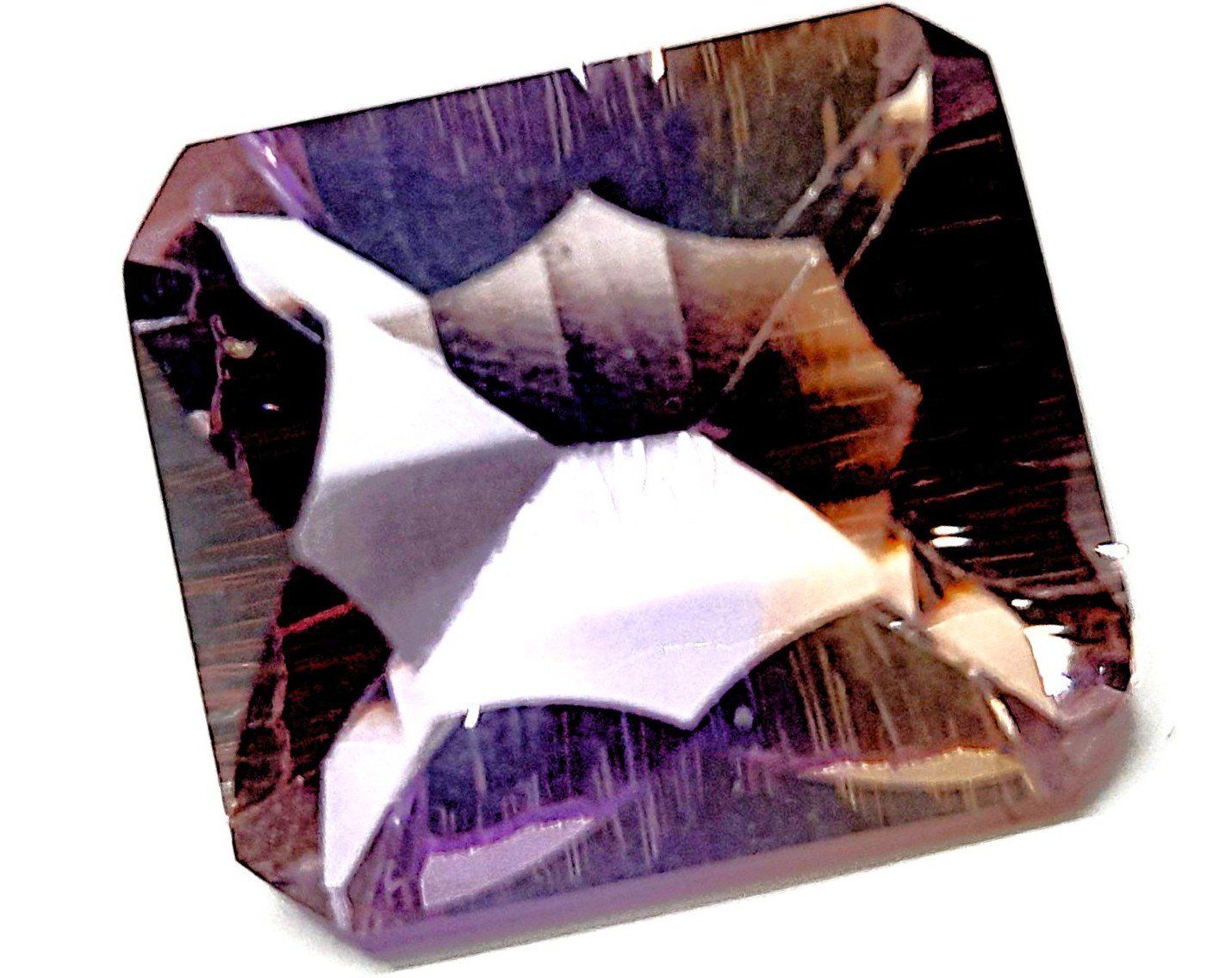 Amétrine EM concave cut 15.24 ct - CERTIFICAT 457.- Fr (Neu (gemäss ...