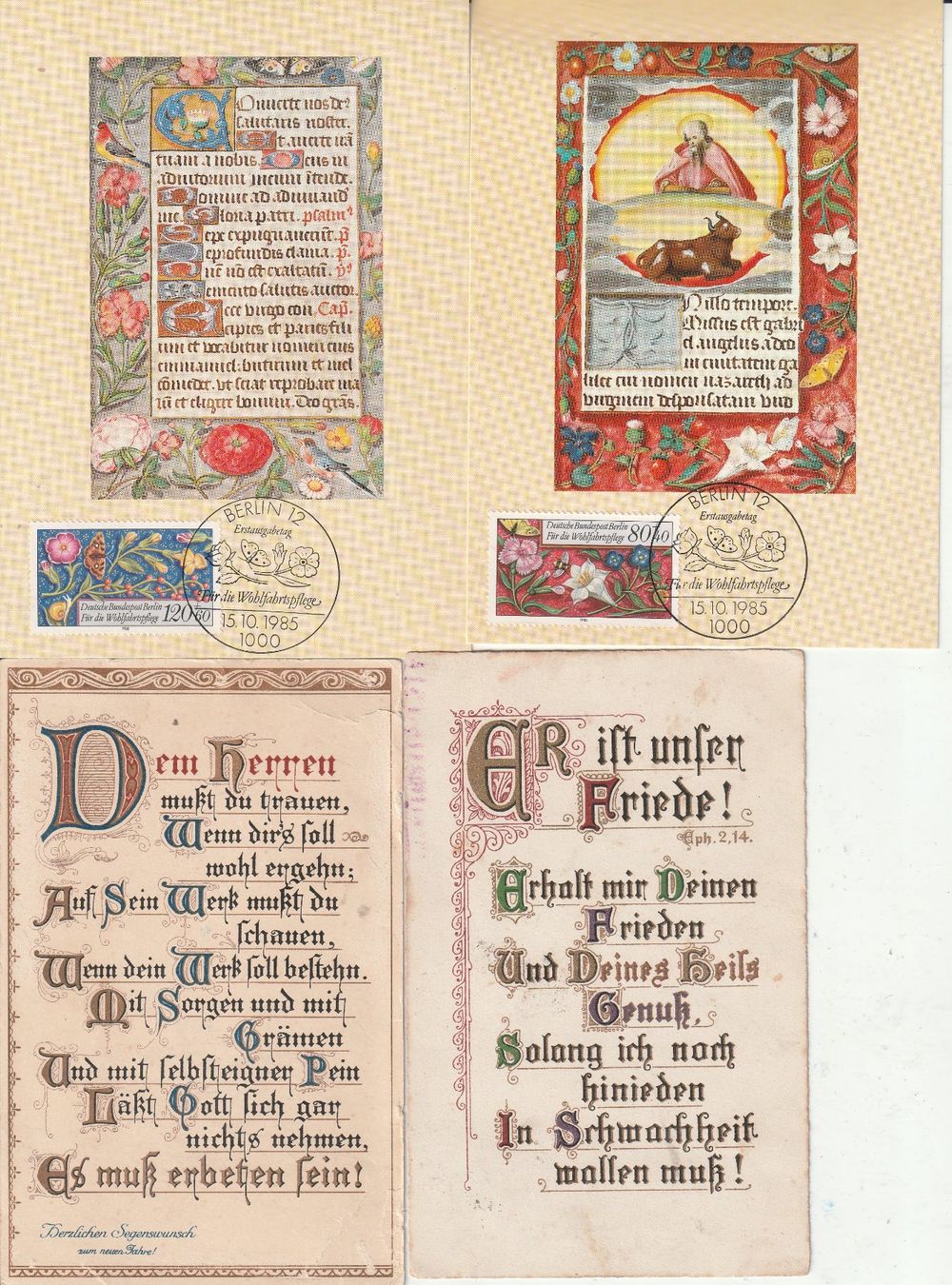 Cartoline postali: 32 Kunstkarten – Usato da Lumbrein venduto da made02 8