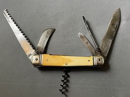 Antikes Sackmesser Waser Zürich 107 mm - Rarität