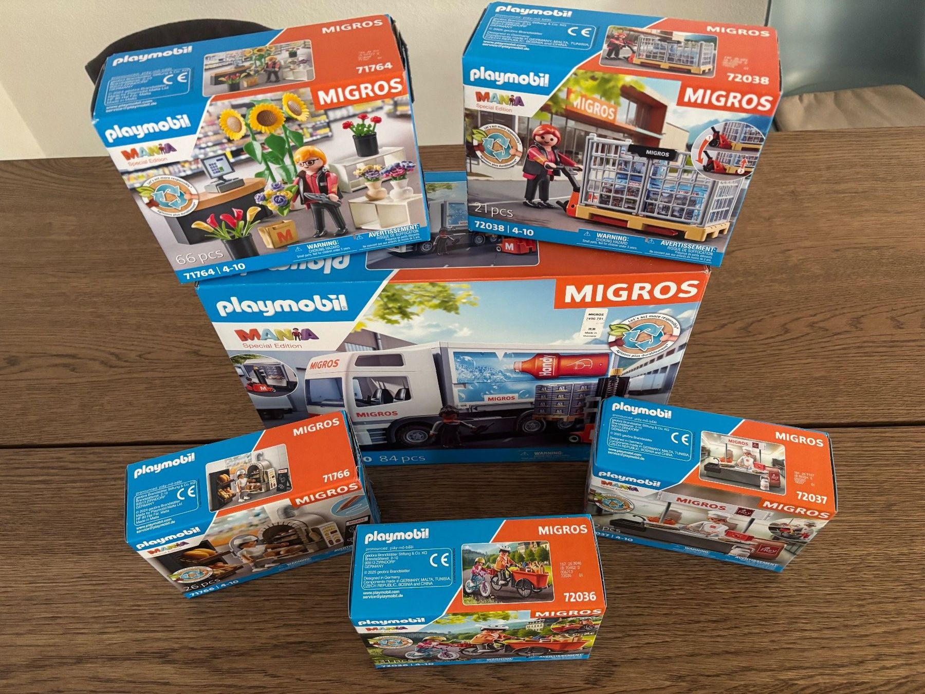 Playmobil Spielzeuge: Playmobil Migros Mania Set 6 Teile – Neu (gemäss Beschreibung) aus Niederweningen von ronboni