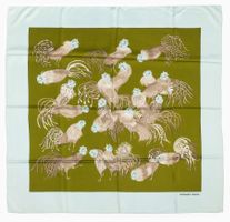 Jeunes Coqs foulard HERMÈS 90x90 Sammlerstück Hermes SALE