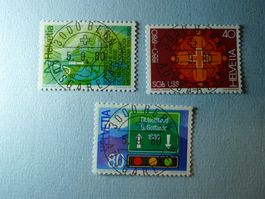 1980 Sonderpostmarken 2 642 - 644 ET Vollstempel