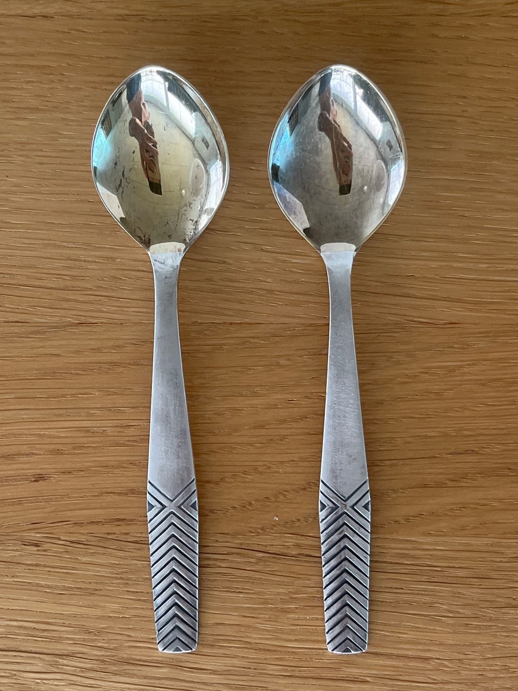 Cucchiai: 2 versilberte Schöpflöffel ca. 16,5cm – Usato da zürich venduto da Cf8000