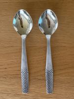 2 versilberte Schöpflöffel ca. 16,5cm
