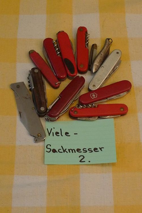 Coltelli tascabile: Viele-Sackmesser! 2. – Difettoso da Bern venduto da bn1640 3