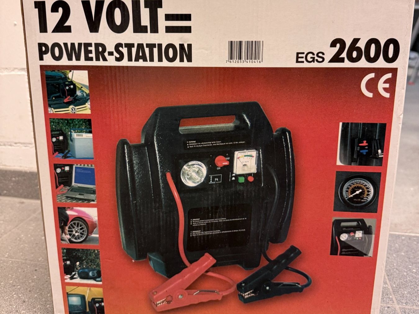Caricabatterie: Starthilfe EGS 2600 12V mit Kompressor – Usato da Fällanden venduto da Rama289