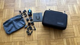Gopro Case, Akku, Akkuladegerät, Zubehör und Gurttasche