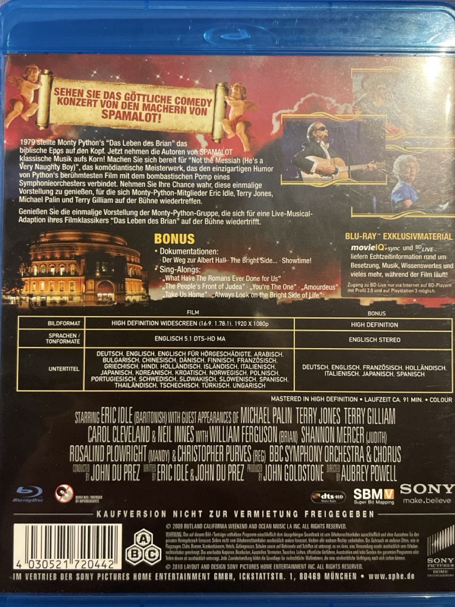 Tous les DVDs: Monty Python : Not the Messiah (2009) – Neuf (Voir description) à Waldenburg par Gonzo8 1