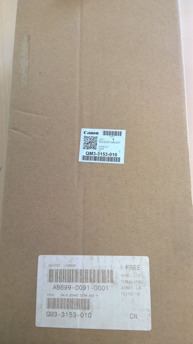 Canon Filamento: Canon Main Board Dimm Assy – Nuovo (secondo la descrizione) da Fehraltorf venduto da loremgmbh