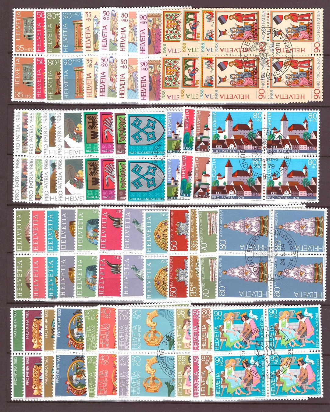 Tous les timbres: # 2 --- VIERERBLOCKS AUSGABETAG ++ – D'occasion à Dübendorf par Piero2 1