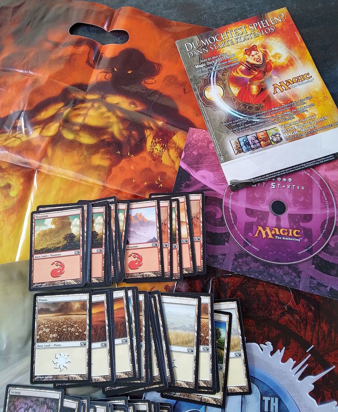 Magic The Gathering Carte collezionabili: Magic the Gathering Werbe-Artikel, Demo CD, Länder usw. – Usato da Wohlen AG venduto da salamanderspielwaren 2