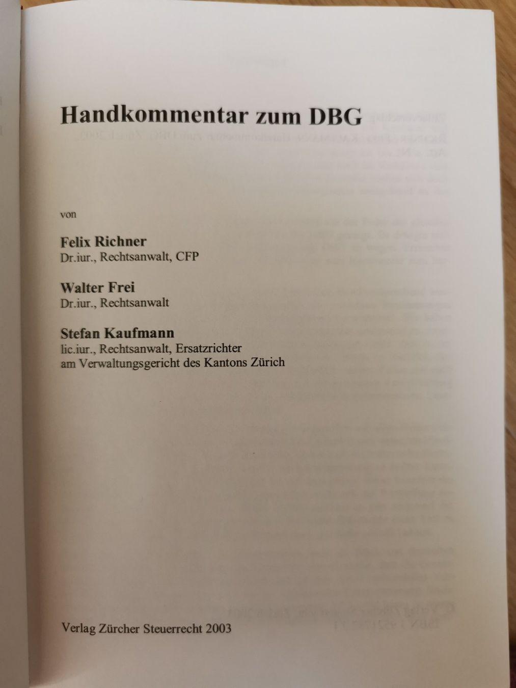 Libri: Handkommentar zum DBG – Usato da Gelfingen venduto da Meierbeat 2