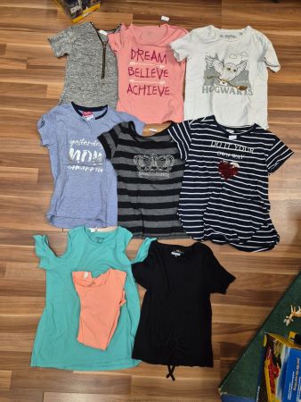 T-Shirt Set für Mädchen, Grösse 128, B27