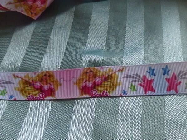 Bambole: Grosgrainband Barbie mit Sternen 4,50 m – Nuovo (secondo la descrizione) da Hinwil venduto da Glasperlen 2
