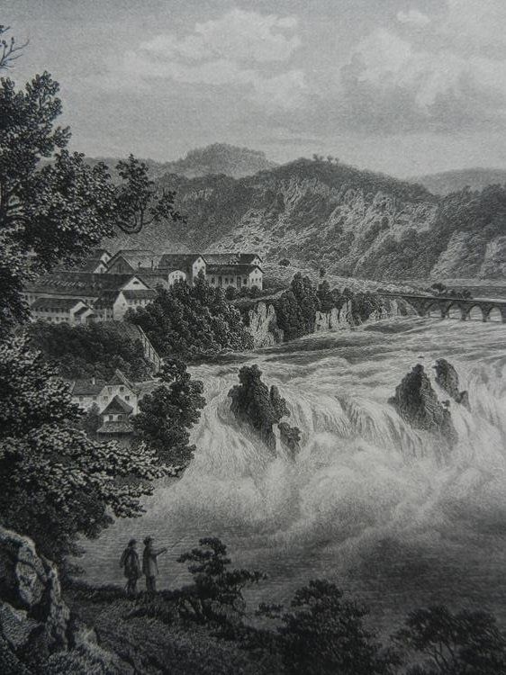 Incisioni: Der Rheinfall bei Schaffhausen – Usato da Risch venduto da Rischli15 4