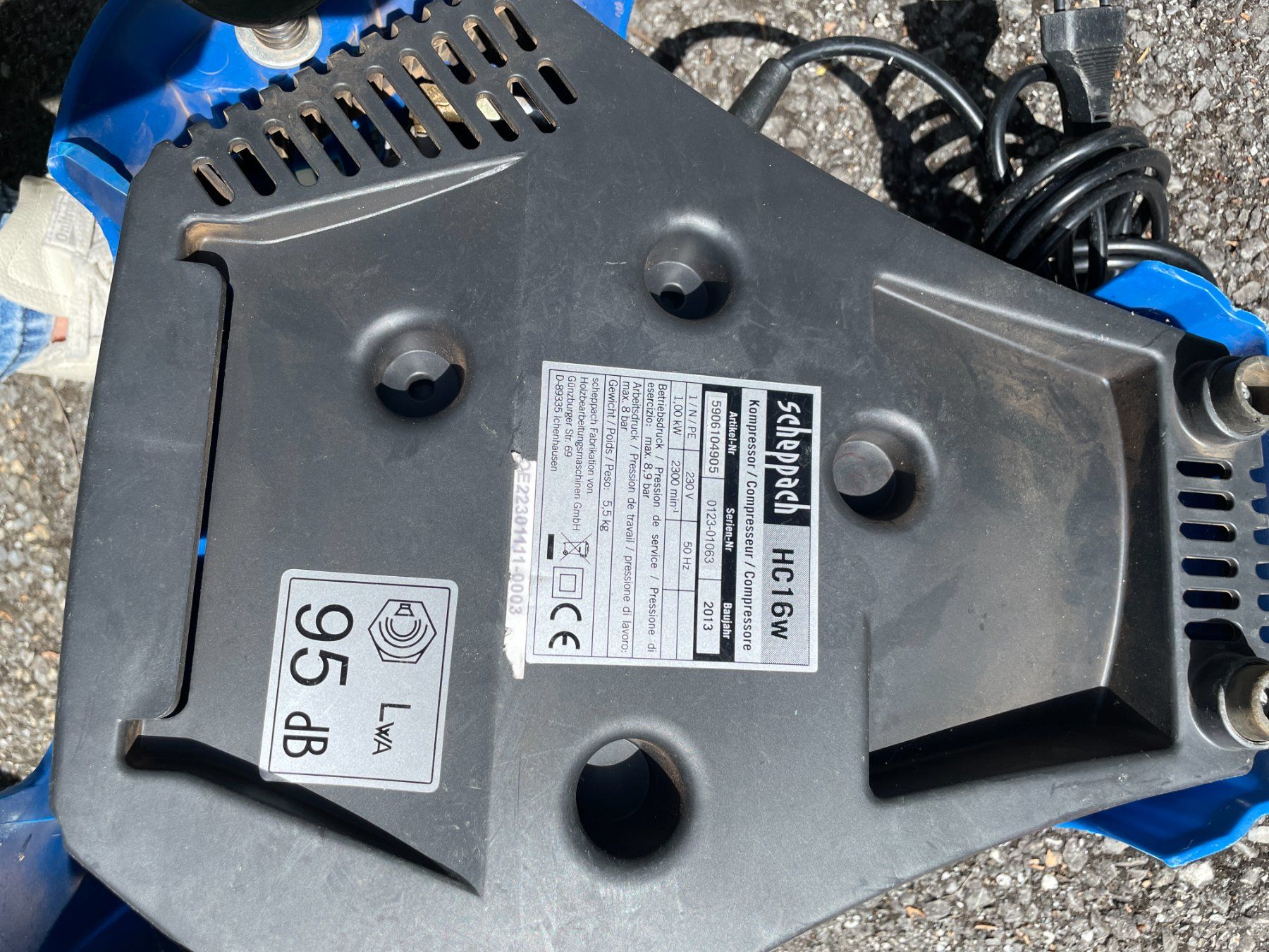 Compressori: Compresseur Scheppach HC16W - Compact et maniable! – Usato da Grimisuat venduto da alainroche 1