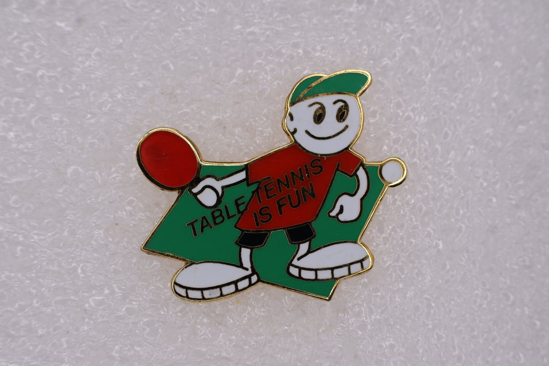 Placchette & Badge: TABLE TENNIS IS FUN – Usato da Winterthur venduto da Sammleroase