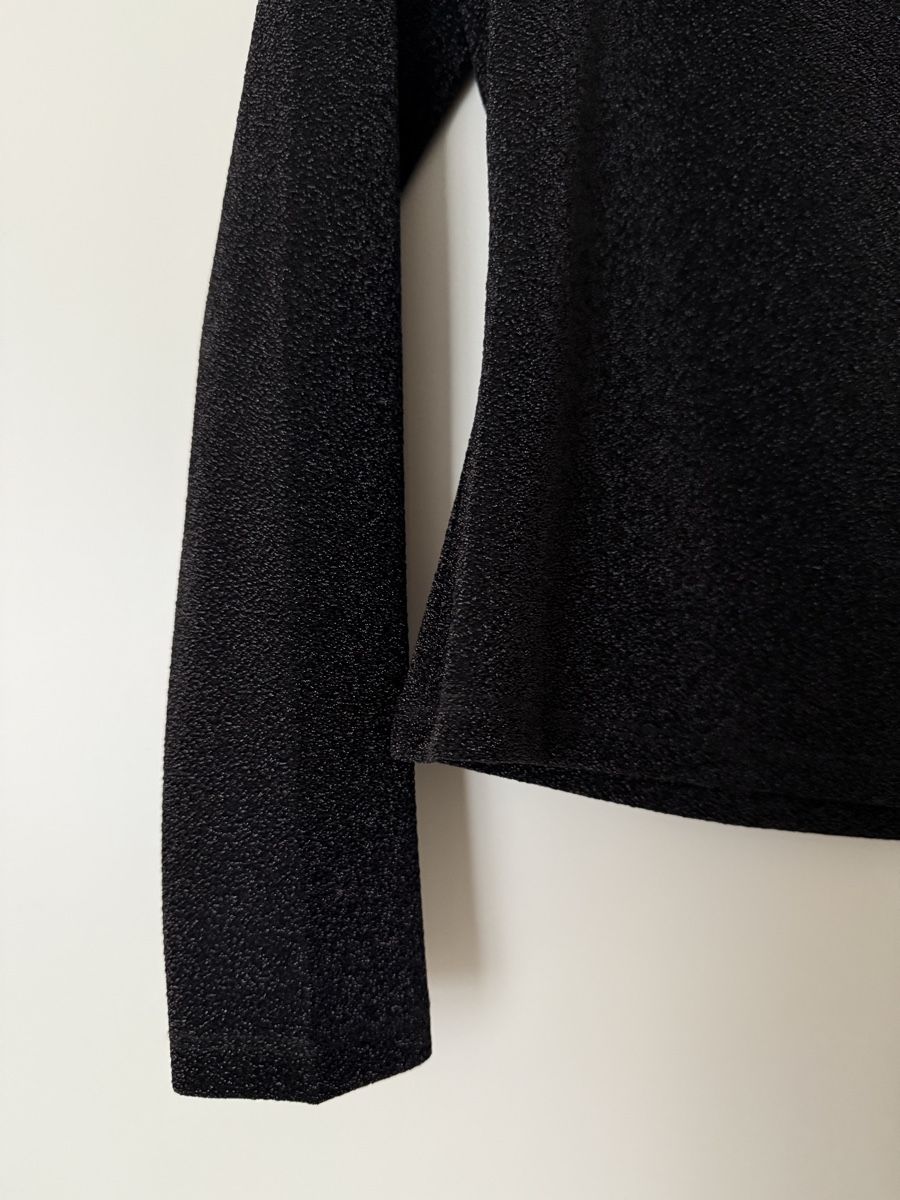 H&M Top: Shiny black long sleeve top – Nuovo (secondo la descrizione) da Zürich venduto da kru_8dtk 1