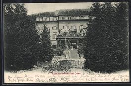 Olten, Kurhaus Fridau mit Springbrunnen