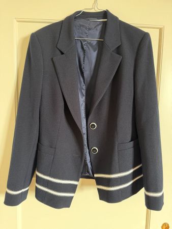 Star Burst Blazer Jackett Dunkelblau Gr. 38 Sehr gut