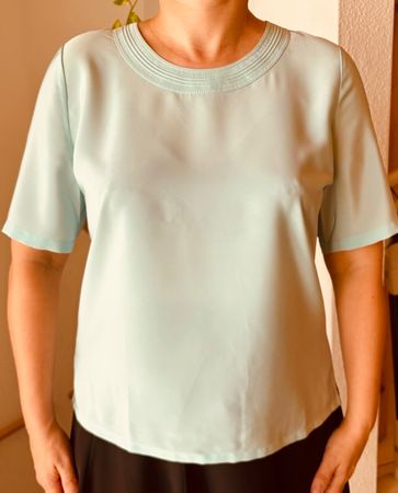 Damenshirt SOMMERMANN in Minze, Gr. 38, BRIEFVERSAND