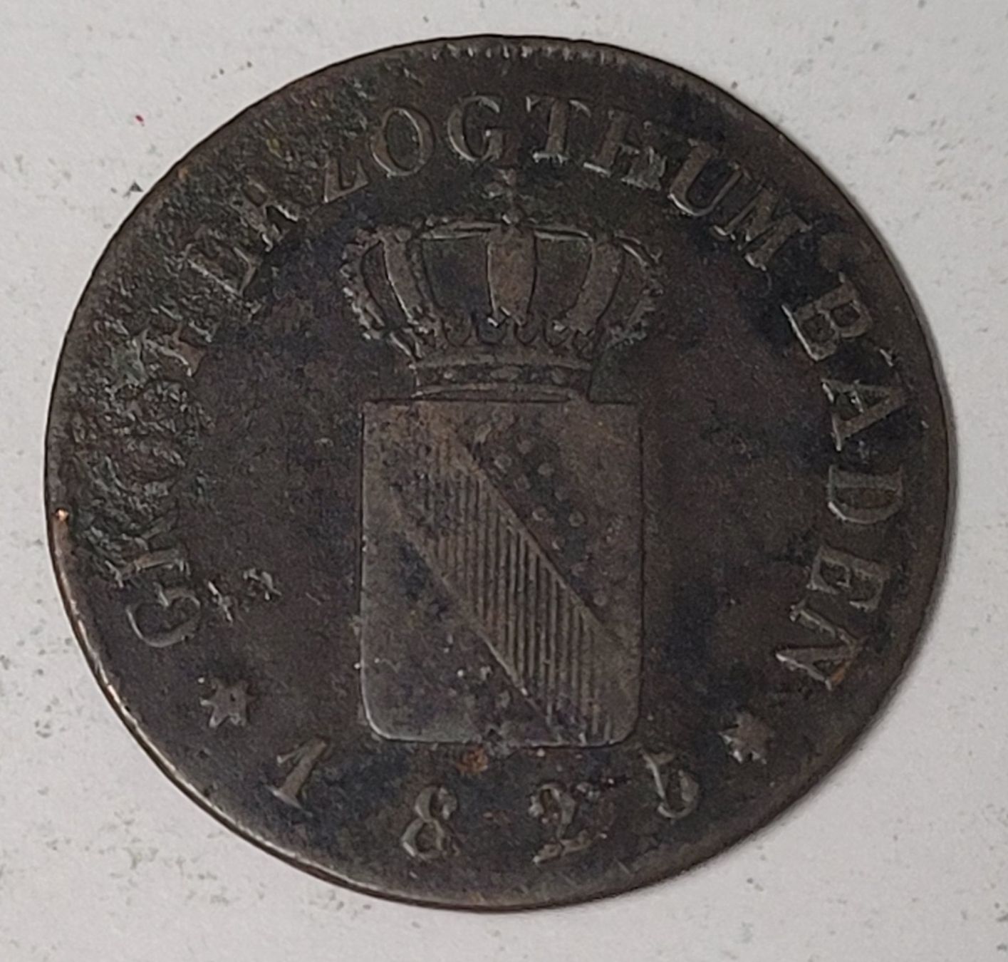 Tutti le monete: 1/2 KREUZER / BADEN 1825 – Usato da Mumpf venduto da antonio_schweiz_961 1