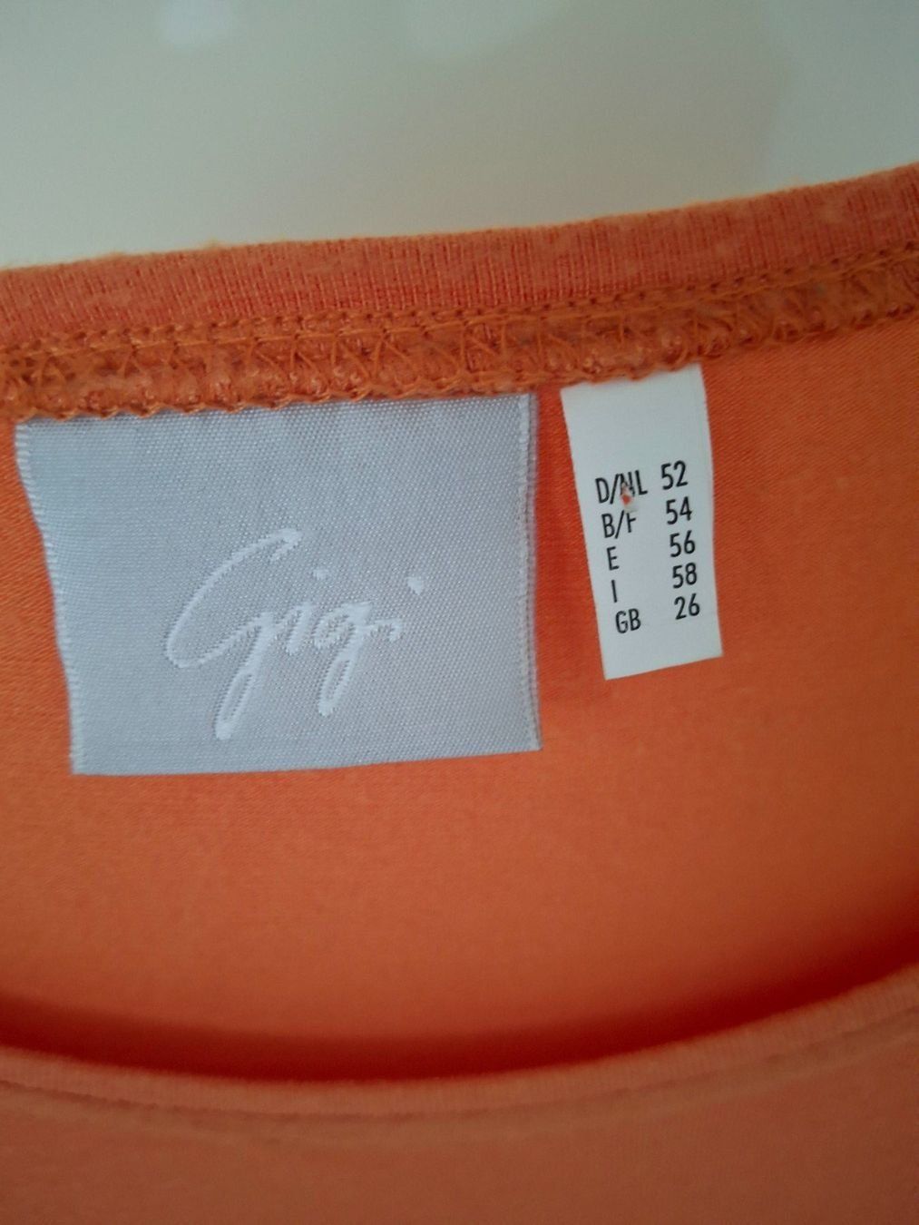 Top: Gigi - Oranges Trägertop, Grösse 52 – Usato da WALTERSWIL SO venduto da thb_ybm8 4